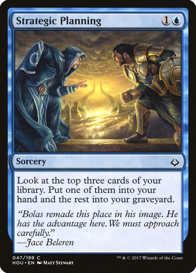 Strategic Planning [Hour of Devastation] Magic: The Gathering