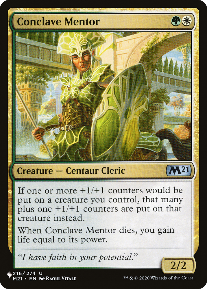 Conclave Mentor [The List] Magic: The Gathering