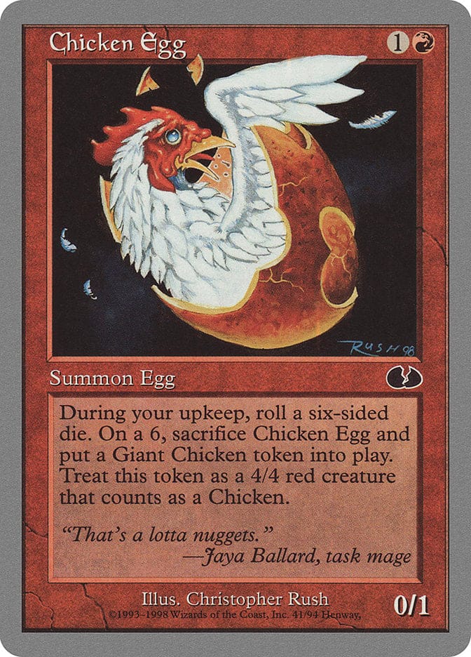 Chicken Egg [Unglued] Magic: The Gathering