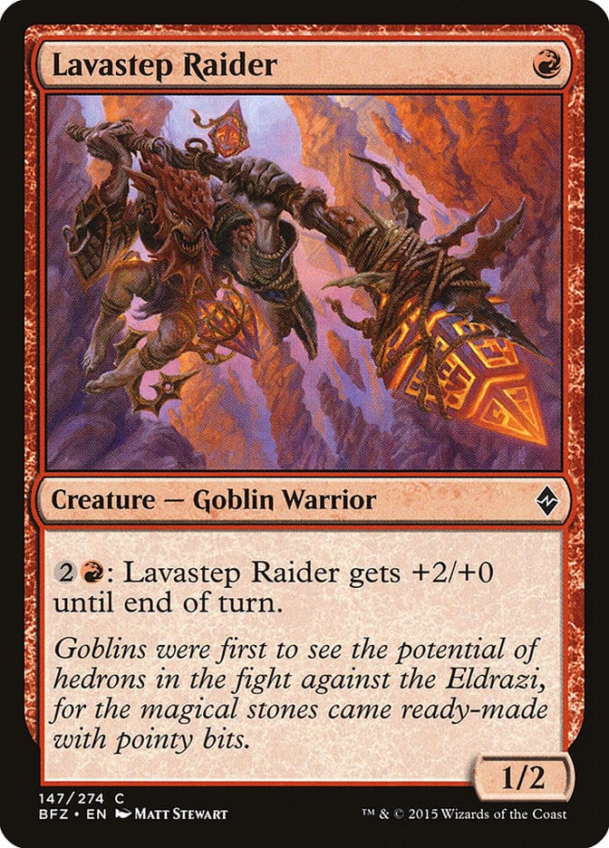 Lavastep Raider [Battle for Zendikar] Magic: The Gathering