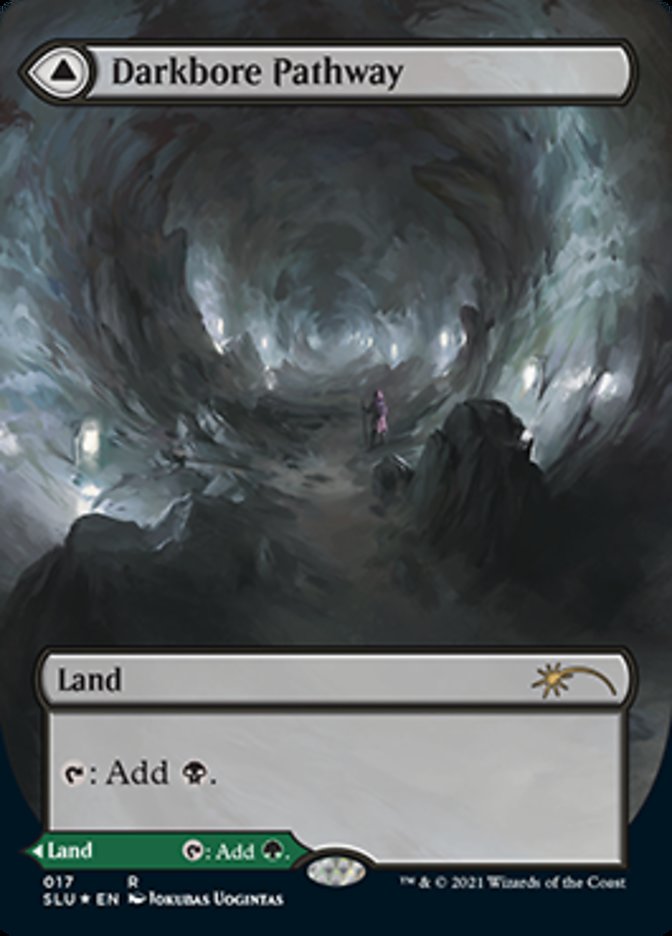 Darkbore Pathway // Slitherbore Pathway (Borderless) [Secret Lair: Ultimate Edition 2] Magic: The Gathering
