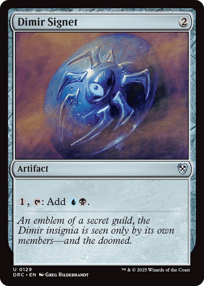 Dimir Signet [Aetherdrift Commander] Magic: The Gathering