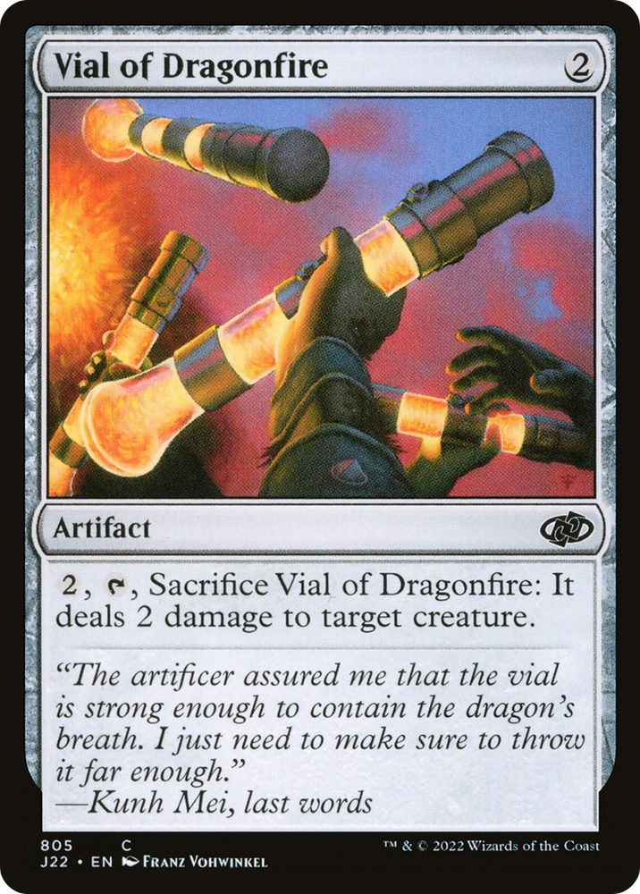 Vial of Dragonfire [Jumpstart 2022] Magic: The Gathering