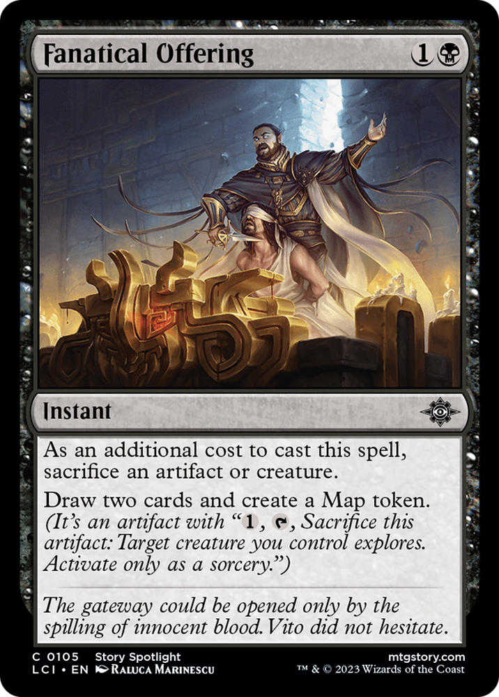 Fanatical Offering [The Lost Caverns of Ixalan] Magic: The Gathering