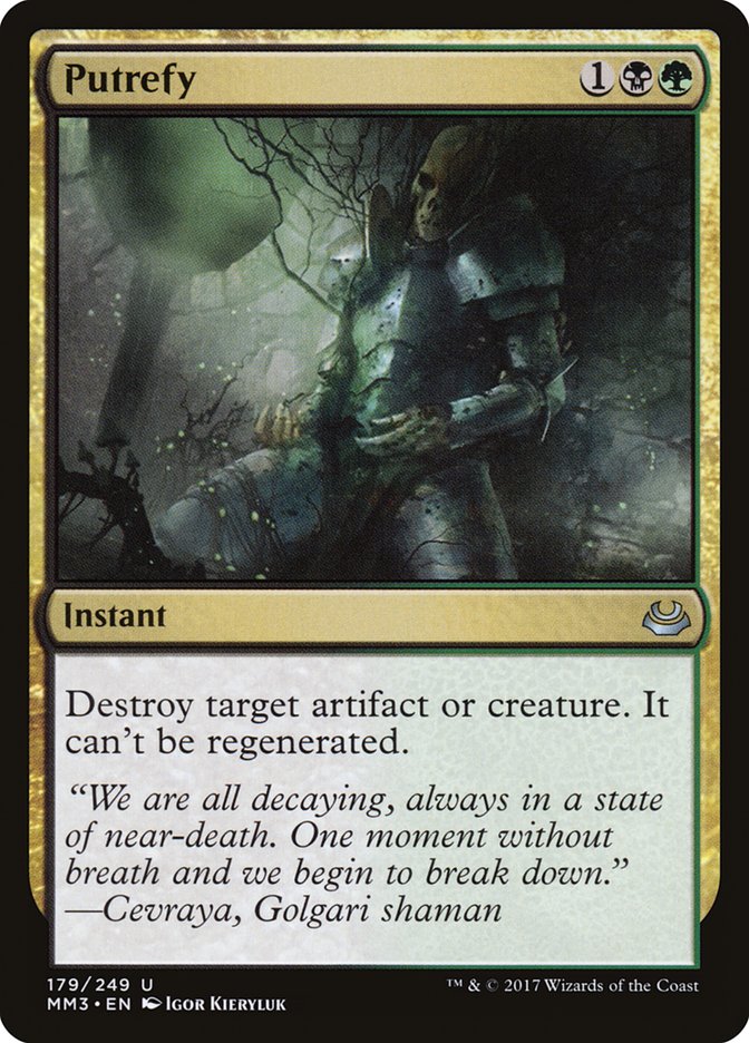 Putrefy [Modern Masters 2017] Magic: The Gathering