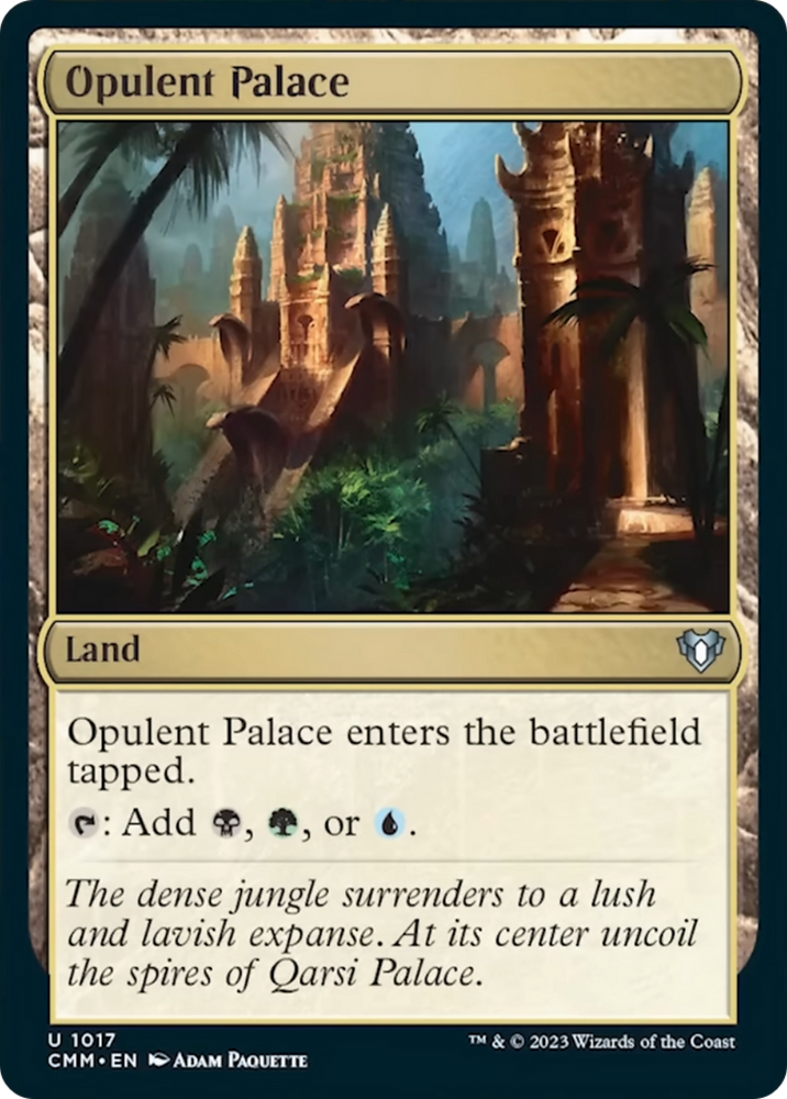 Opulent Palace [Commander Masters] Magic: The Gathering