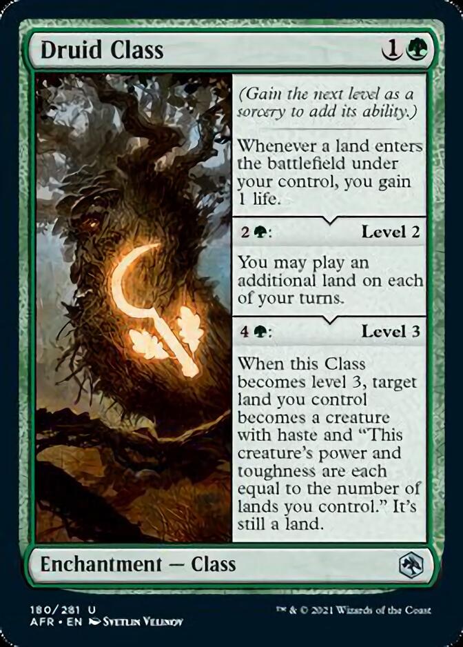 Druid Class [Dungeons & Dragons: Adventures in the Forgotten Realms] Magic: The Gathering