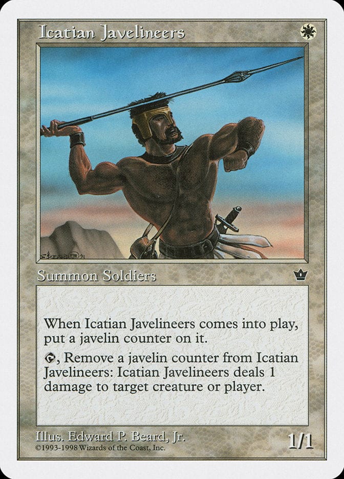 Icatian Javelineers [Anthologies] Magic: The Gathering