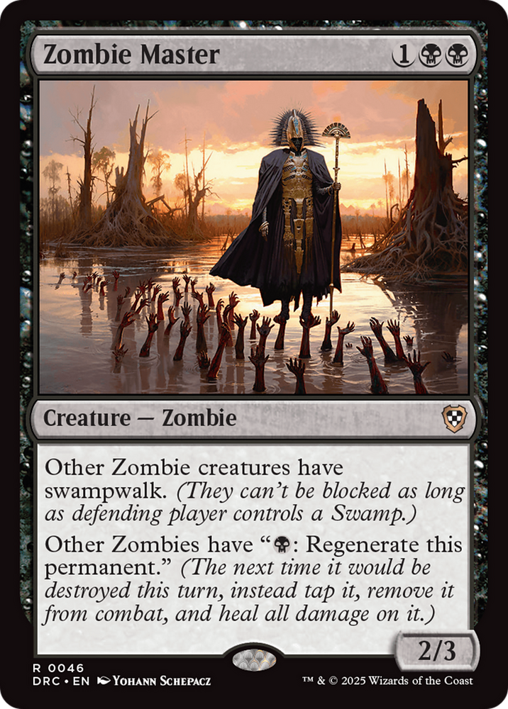 Zombie Master [Aetherdrift Commander] Magic: The Gathering