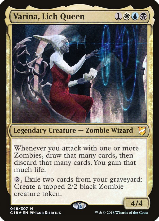 Varina, Lich Queen [Commander 2018] Magic: The Gathering