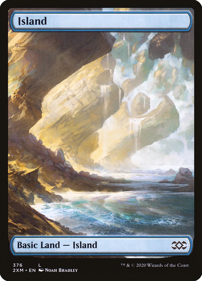 Island (376) [Double Masters] Magic: The Gathering