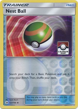 Nest Ball (123/149) (League Promo) [Sun & Moon: Base Set] Pokémon