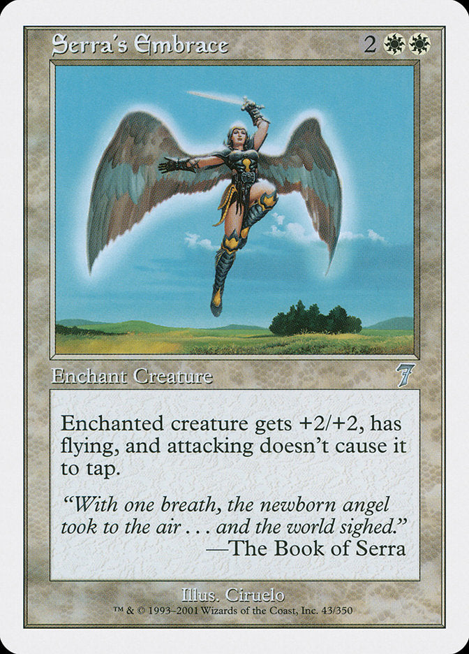 Serra's Embrace [Seventh Edition] Magic: The Gathering