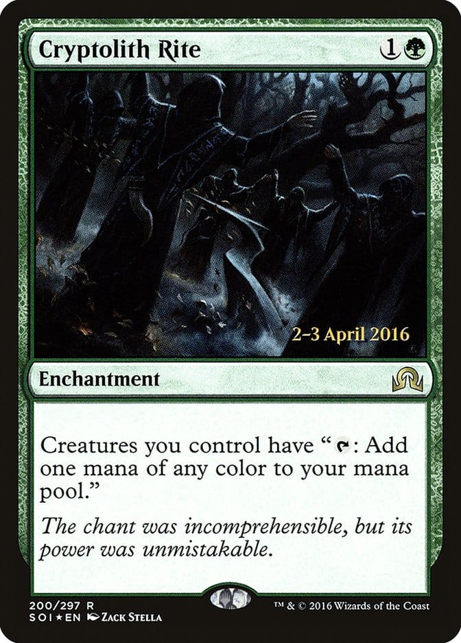 Cryptolith Rite [Shadows over Innistrad Prerelease Promos] Magic: The Gathering