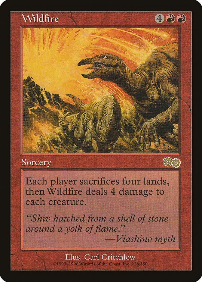 Wildfire [Urza's Saga] Magic: The Gathering