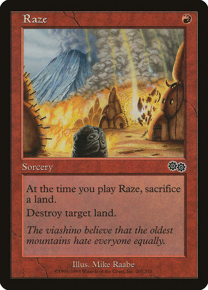 Raze [Urza's Saga] Magic: The Gathering