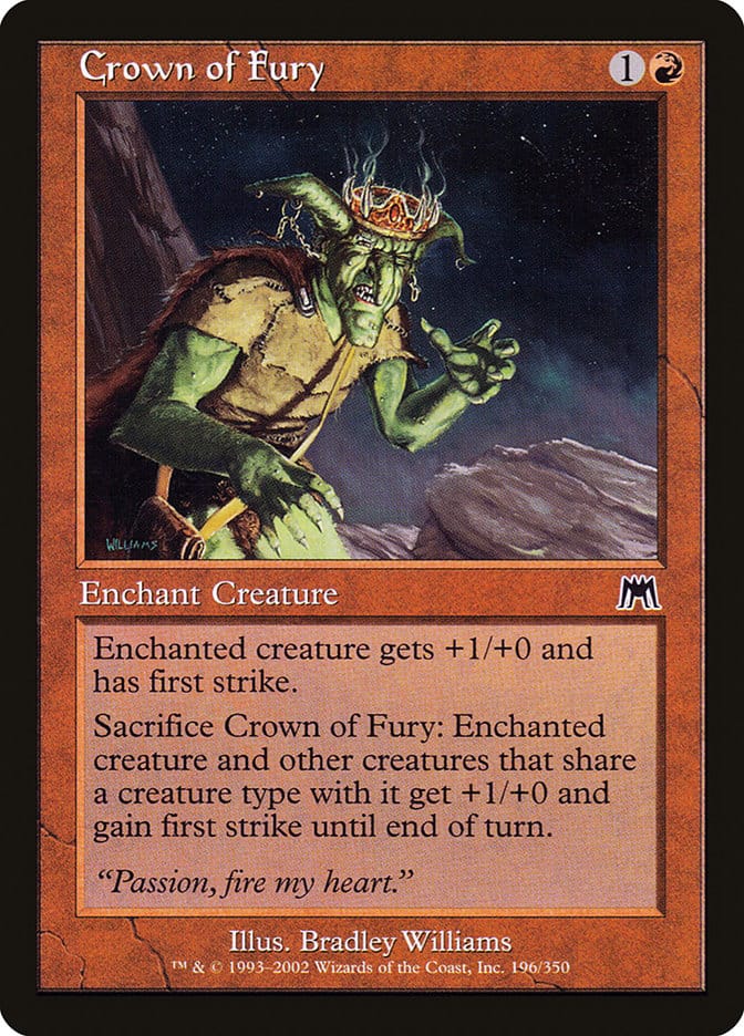Crown of Fury [Onslaught] Magic: The Gathering