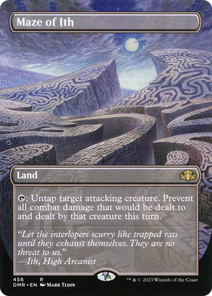 Maze of Ith (Borderless Alternate Art) [Dominaria Remastered] Magic: The Gathering