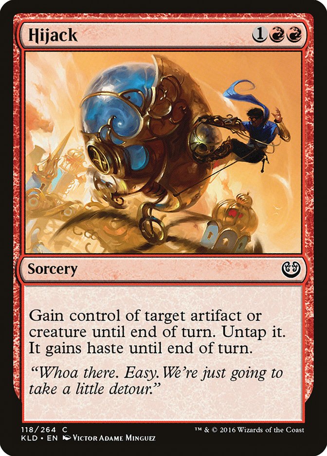 Hijack [Kaladesh] Magic: The Gathering