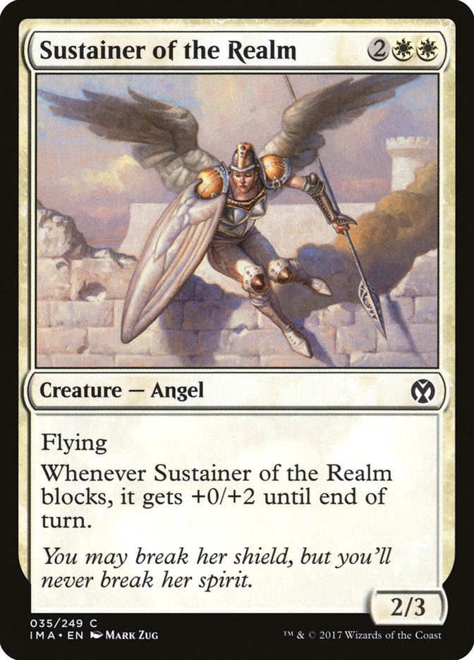 Sustainer of the Realm [Iconic Masters] Magic: The Gathering