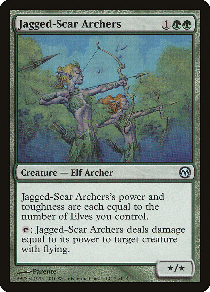 Jagged-Scar Archers [Duels of the Planeswalkers] Magic: The Gathering