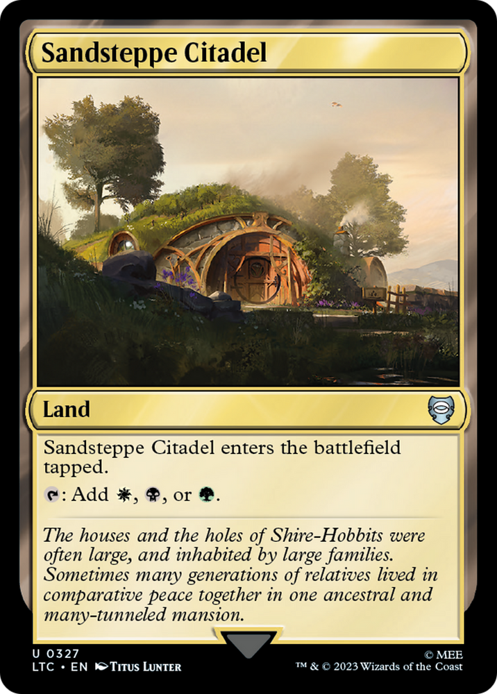 Sandsteppe Citadel [The Lord of the Rings: Tales of Middle-Earth Commander] Magic: The Gathering