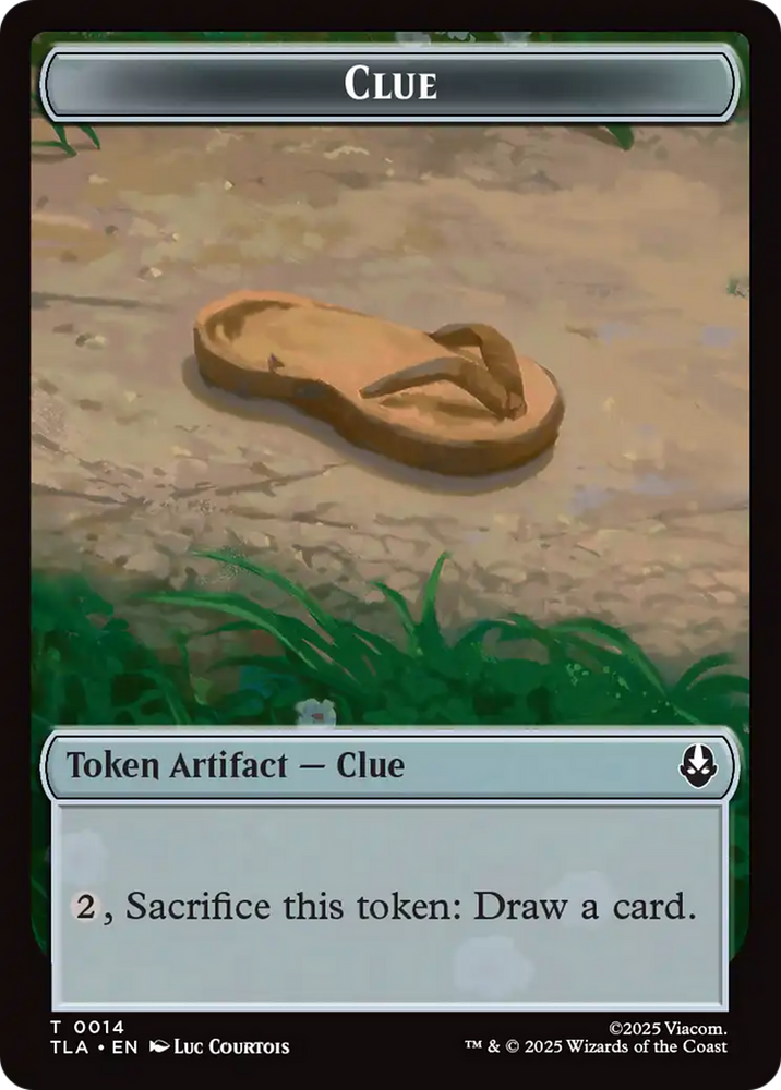 Clue (0014) // Copy (0002) Double-Sided Token [Avatar: The Last Airbender Tokens] Magic: The Gathering