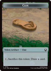 Clue (0014) // Copy (0002) Double-Sided Token [Avatar: The Last Airbender Tokens] Magic: The Gathering