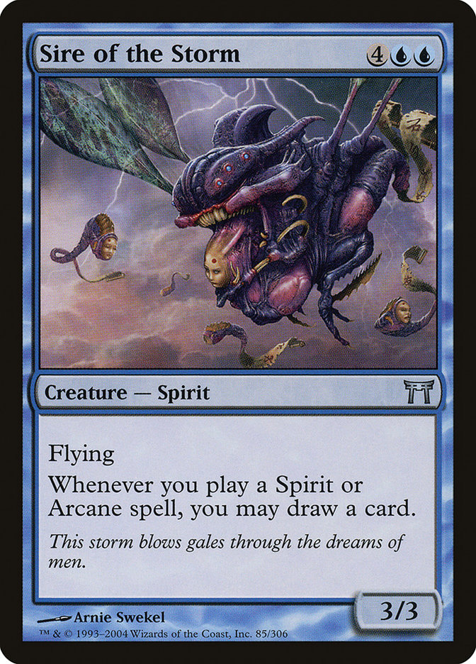 Sire of the Storm [Champions of Kamigawa] Magic: The Gathering