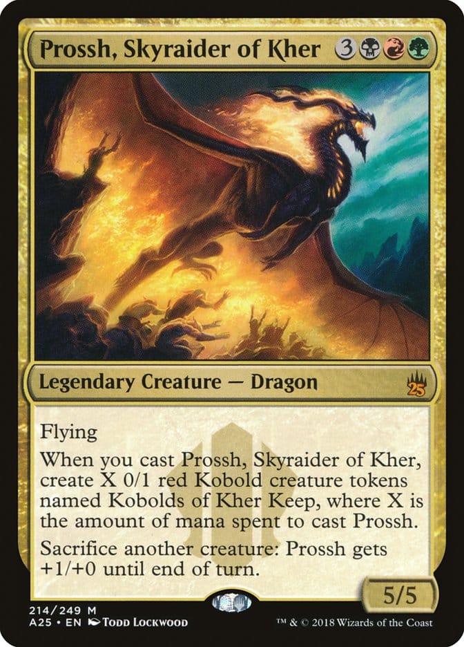 Prossh, Skyraider of Kher [Masters 25] Magic: The Gathering