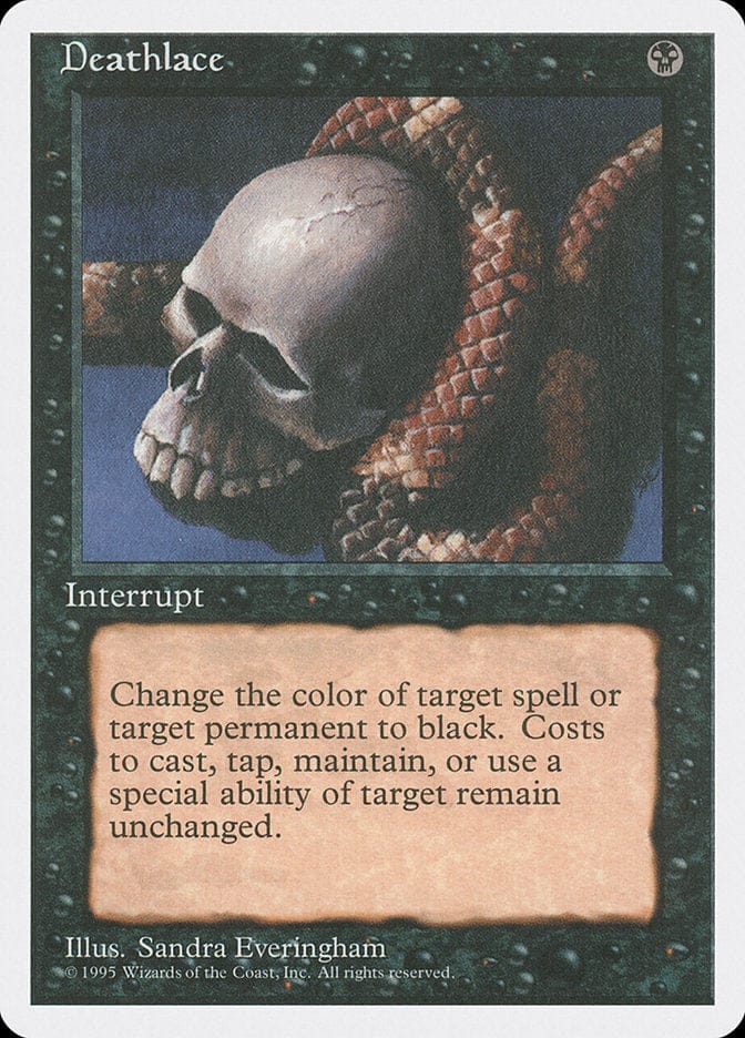 Deathlace [Fourth Edition] Magic: The Gathering