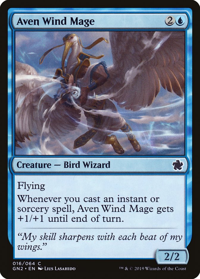 Aven Wind Mage [Game Night 2019] Magic: The Gathering