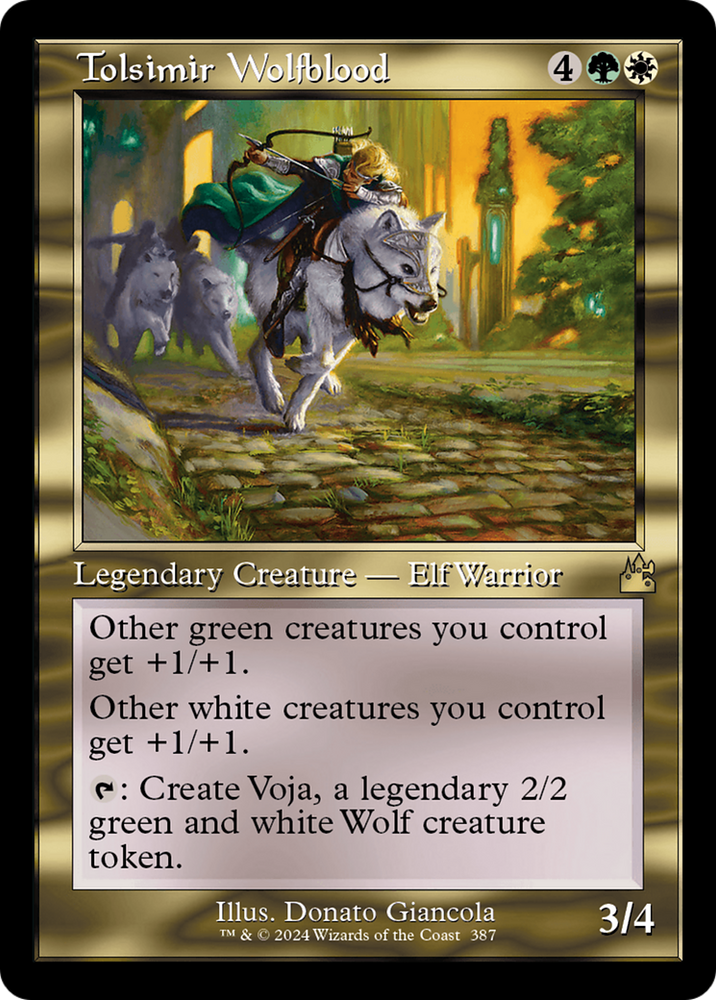 Tolsimir Wolfblood (Retro Frame) [Ravnica Remastered] Magic: The Gathering