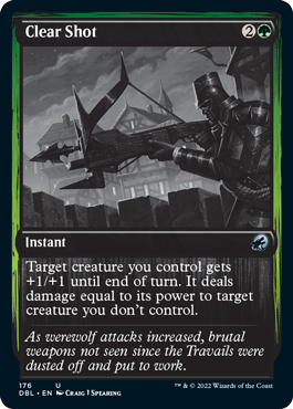 Clear Shot [Innistrad: Double Feature] Magic: The Gathering