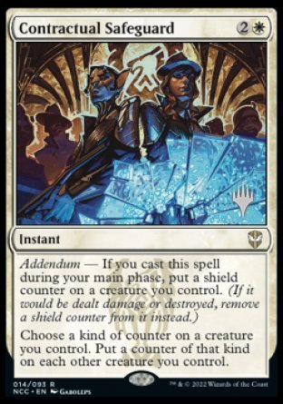 Contractual Safeguard (Promo Pack) [Streets of New Capenna Commander Promos] Magic: The Gathering