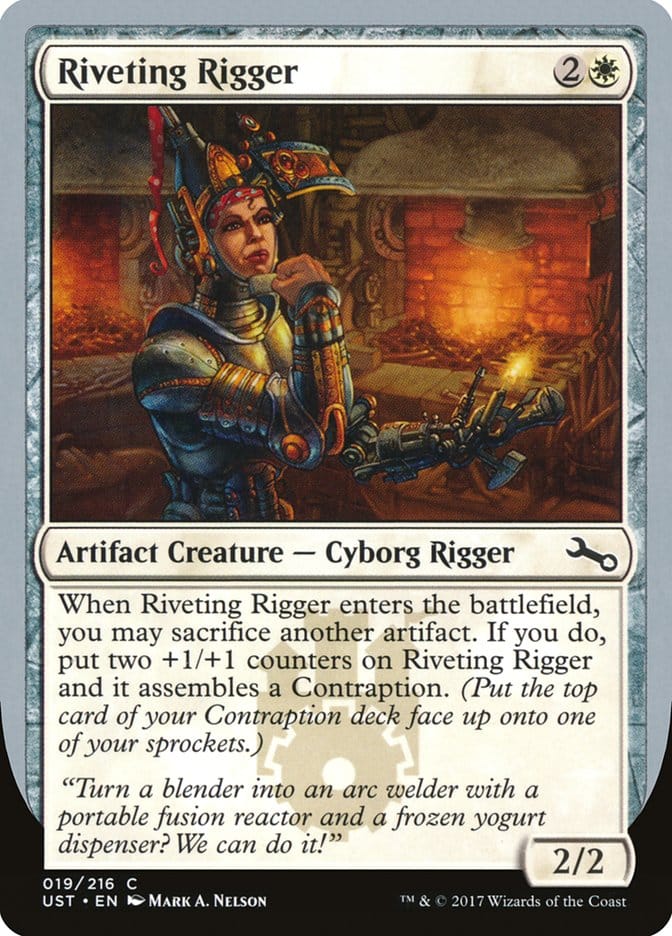 Riveting Rigger [Unstable] Magic: The Gathering