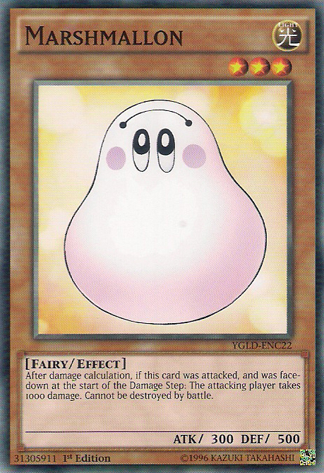 Marshmallon [YGLD-ENC22] Common Yu-Gi-Oh!