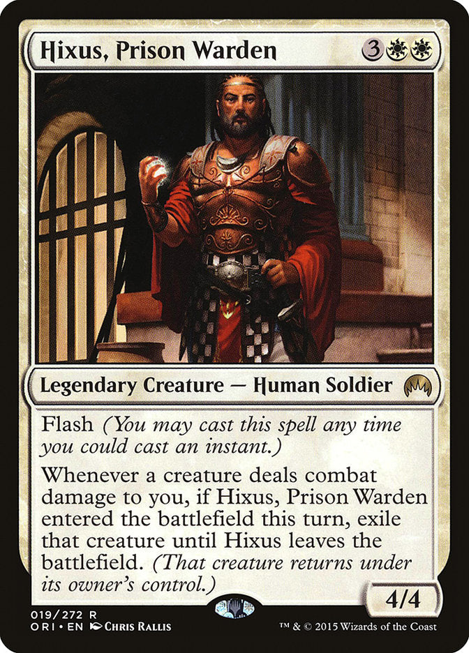 Hixus, Prison Warden [Magic Origins] Magic: The Gathering