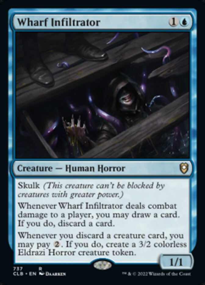 Wharf Infiltrator [Commander Legends: Battle for Baldur's Gate] Magic: The Gathering