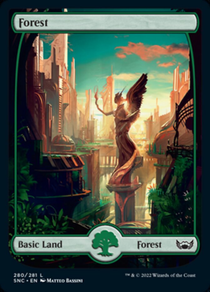 Forest (280) [Streets of New Capenna] Magic: The Gathering