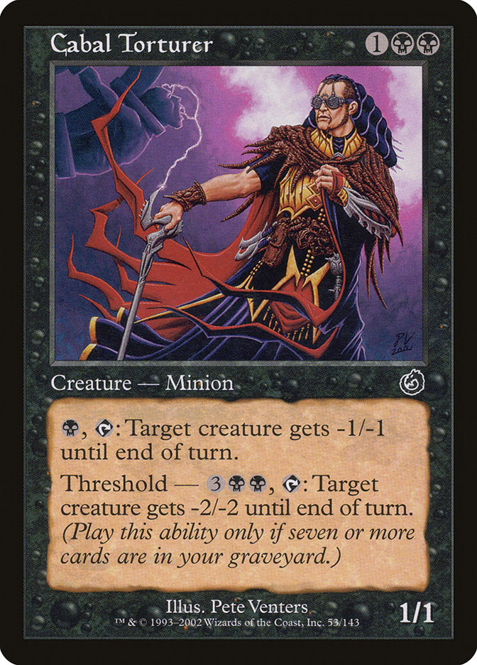 Cabal Torturer [Torment] Magic: The Gathering