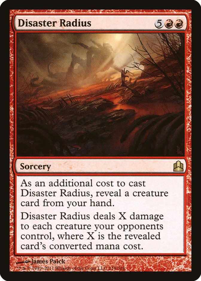 Disaster Radius [Commander 2011] Magic: The Gathering