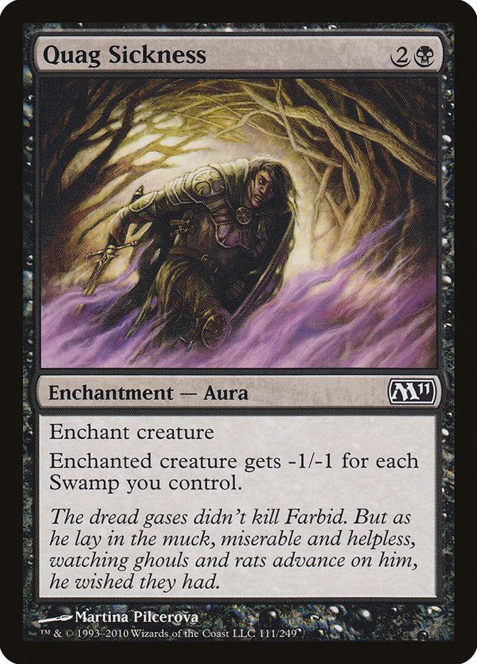 Quag Sickness [Magic 2011] Magic: The Gathering