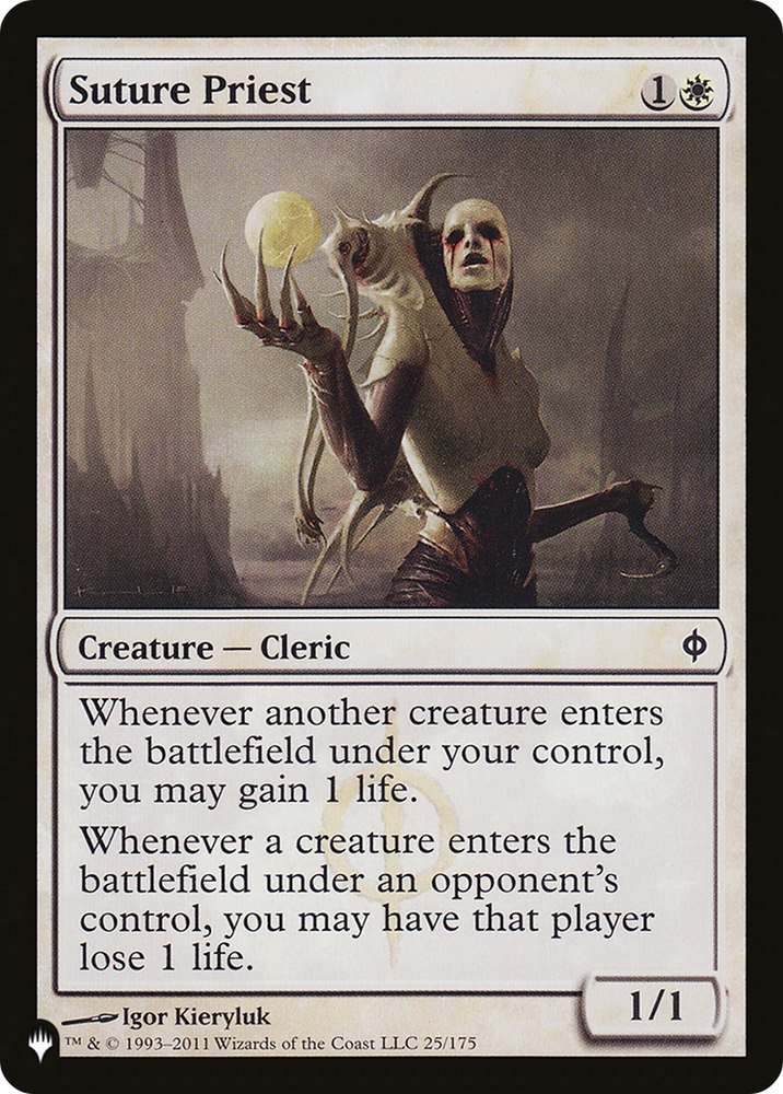 Suture Priest [The List] Magic: The Gathering