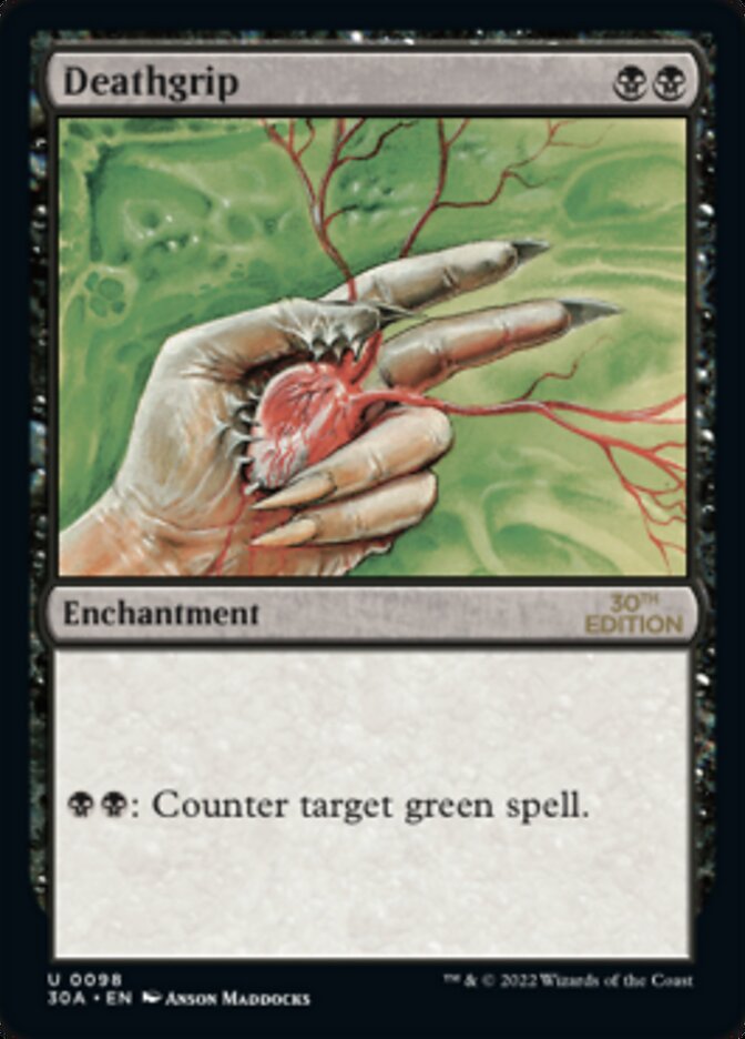 Deathgrip [30th Anniversary Edition] Magic: The Gathering