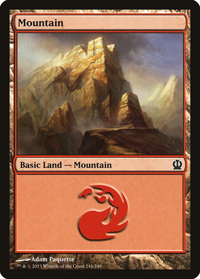 Mountain (244) [Theros] Magic: The Gathering