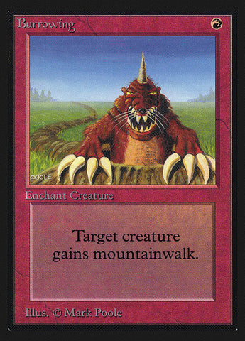 Burrowing [Collectors' Edition] Magic: The Gathering