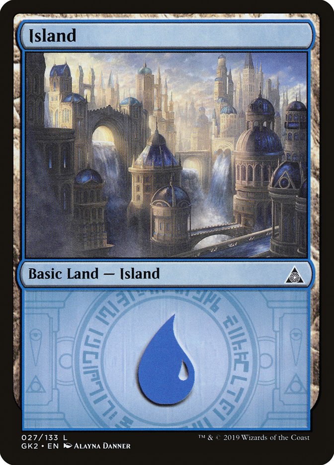Island (27) [Ravnica Allegiance Guild Kit] Magic: The Gathering
