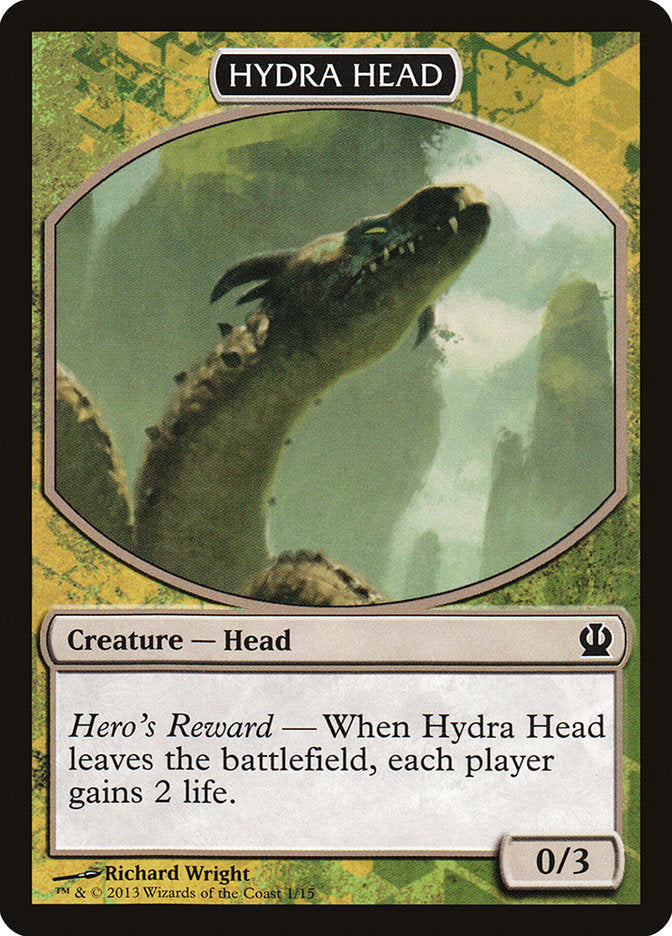 Hydra Head Token [Theros Face the Hydra] Magic: The Gathering