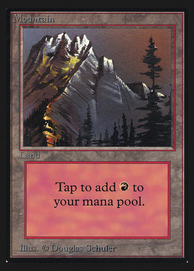 Mountain (Snow Top / Highest Point on Left) [Collectors' Edition] Magic: The Gathering